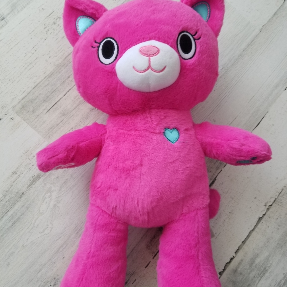 Build a Bear Kabu Catlynn Pink Cat Kitte.